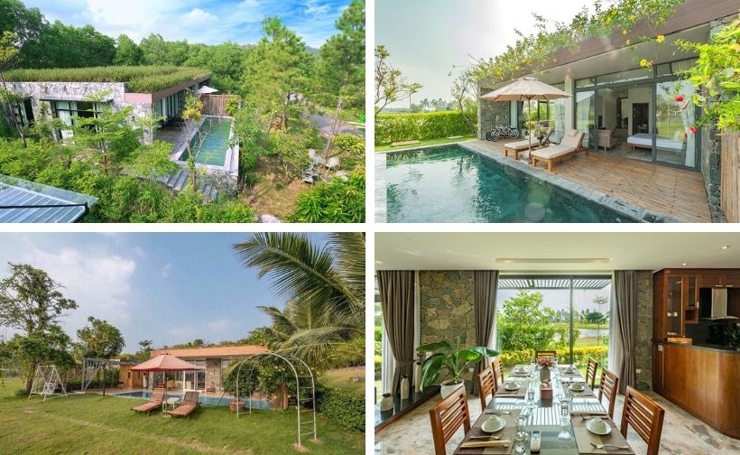 Top 15 Biệt thự Flamingo Đại Lải villa view đẹp có hồ bơi cho thuê du lịch