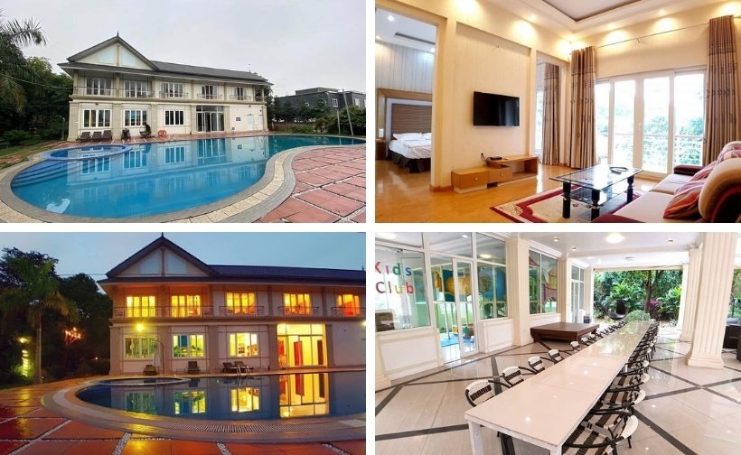 20 Biệt thự villa resort gần Hà Nội giá rẻ view đẹp có hồ bơi cho thuê