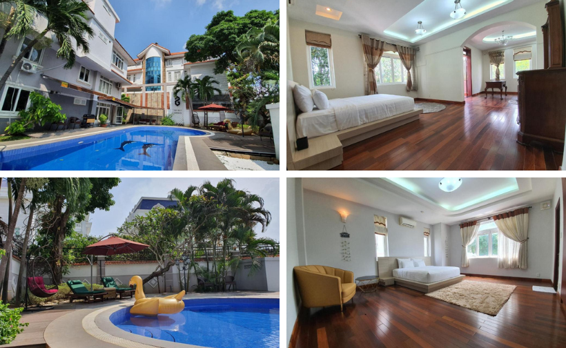 Top 12 Biệt thự villa Thảo Điền Thủ Thiêm có hồ bơi cho thuê nguyên căn