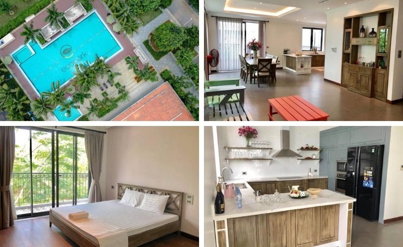 Top 10 Biệt thự villa homestay Ecopark giá rẻ view đẹp có hồ bơi cho thuê